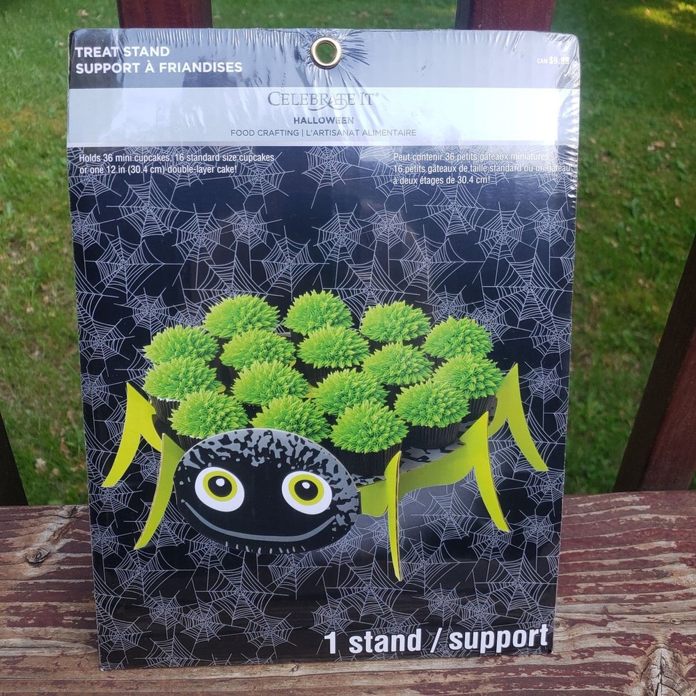 Celebrate It! Spider Cupcake / Treat Stand - New